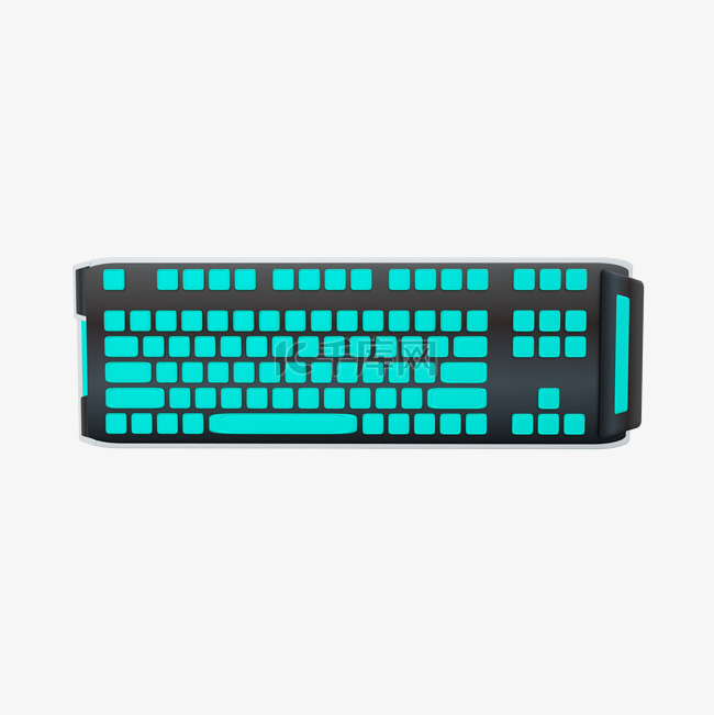 3DC4D立体机械键盘