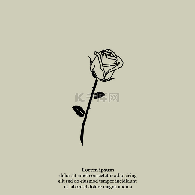 玫瑰花图标