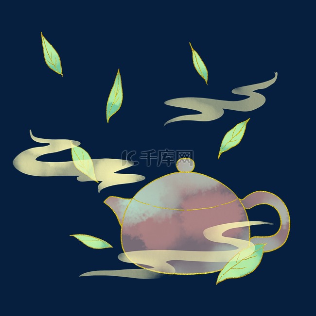 国风茶壶茶叶