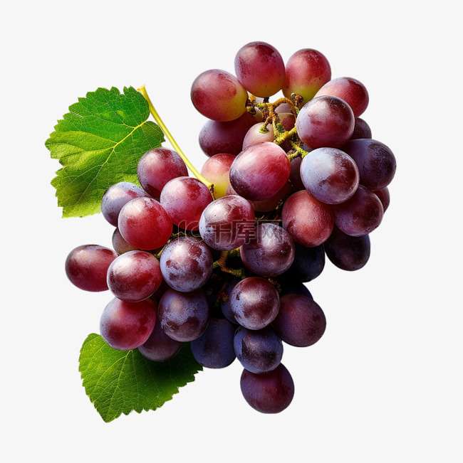 摄影免抠图素材葡萄