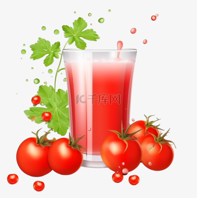 果汁饮料西红柿番茄