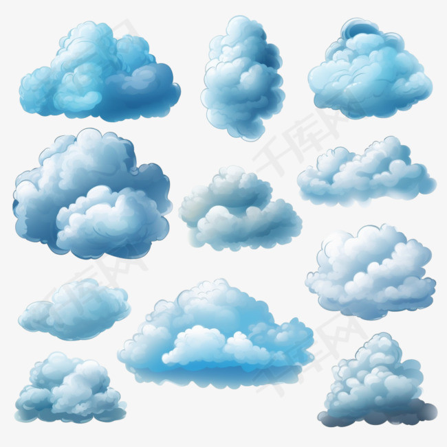 云彩蓝天多云天气要素图片