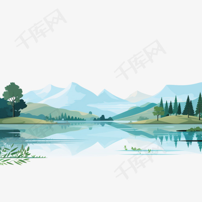 平面设计湖景2