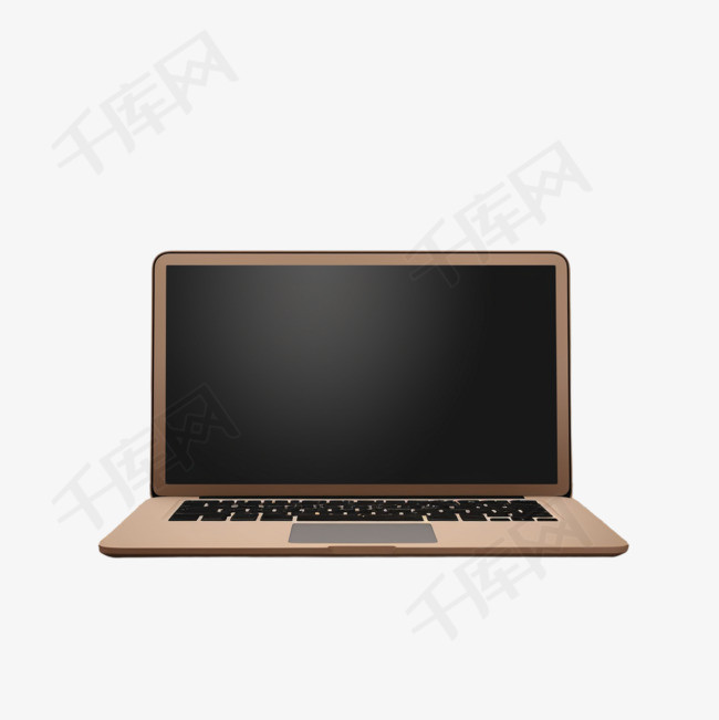 棕色木桌上的黑色笔记本电脑