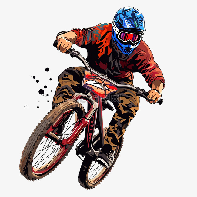 BMX 自行车自由式运动剪贴画