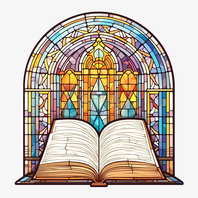 教堂玻璃窗染色马赛克天主教框架