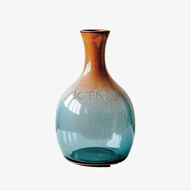 波西米亚风彩色美学玻璃花瓶，经