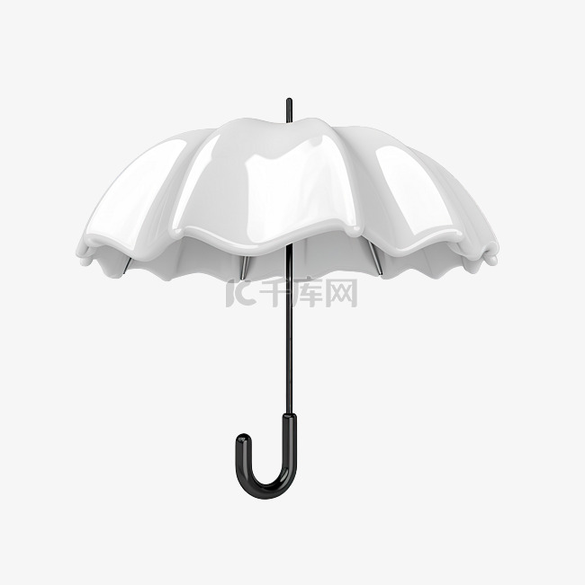 带云滴雨水雷电的雨伞隔离保护和