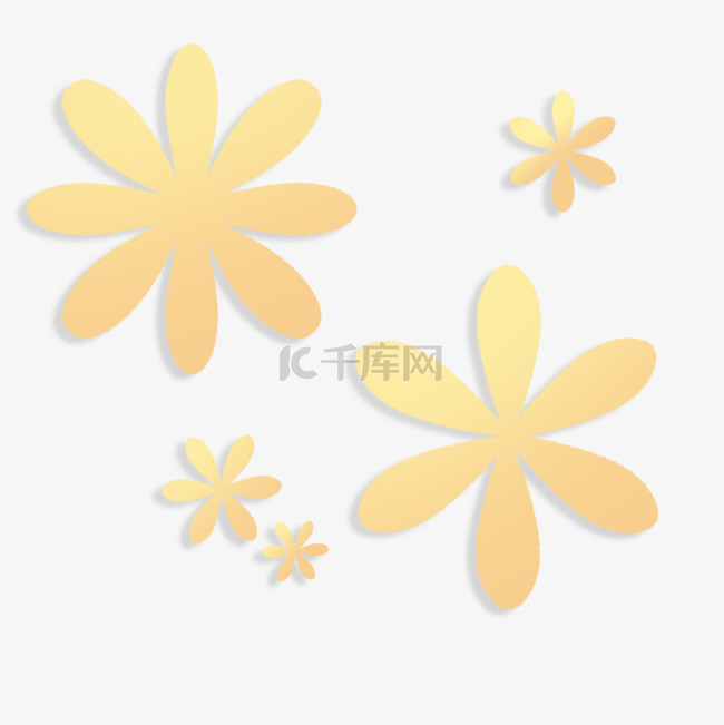 春节兔年中国新年金色花卉装饰