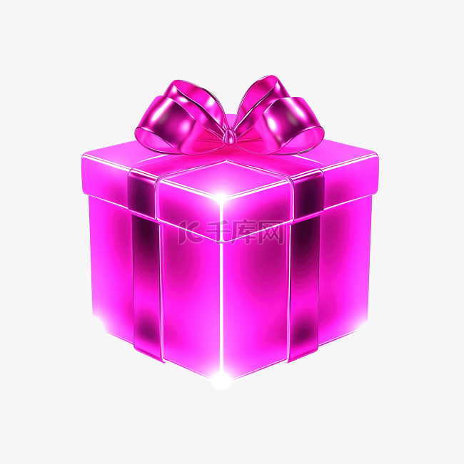 粉红色发光礼品盒概述