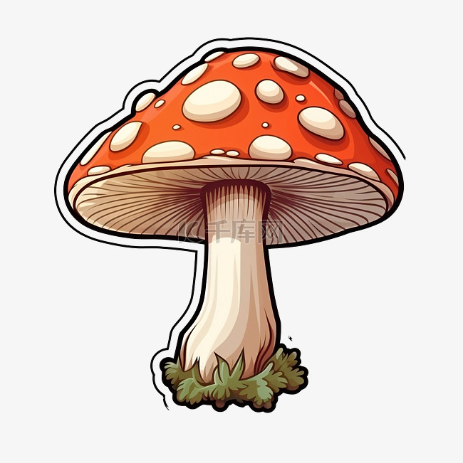 老烂熟蘑菇的图形图像