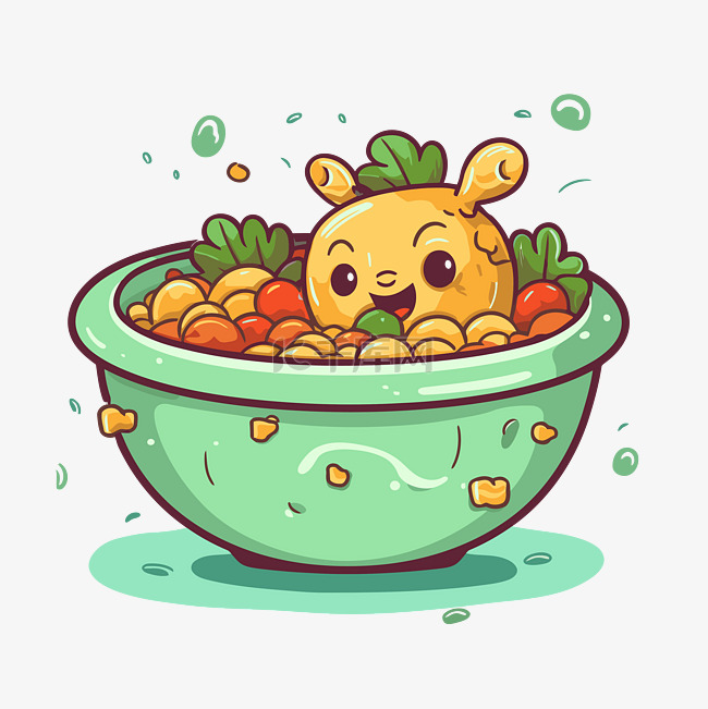 pozole 剪贴画：一个可爱