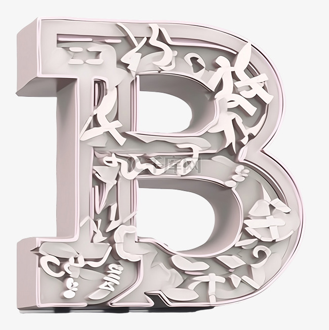 货币符号巴林第纳尔 3d 图