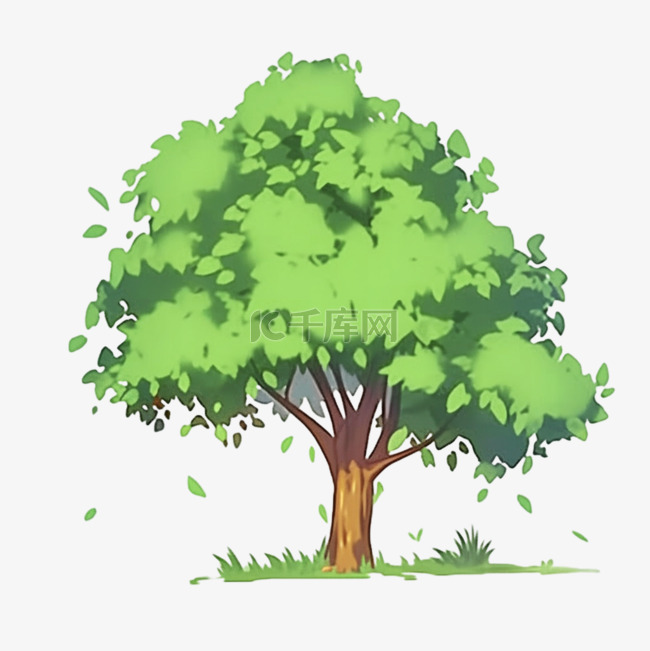 植树节树木免抠素材