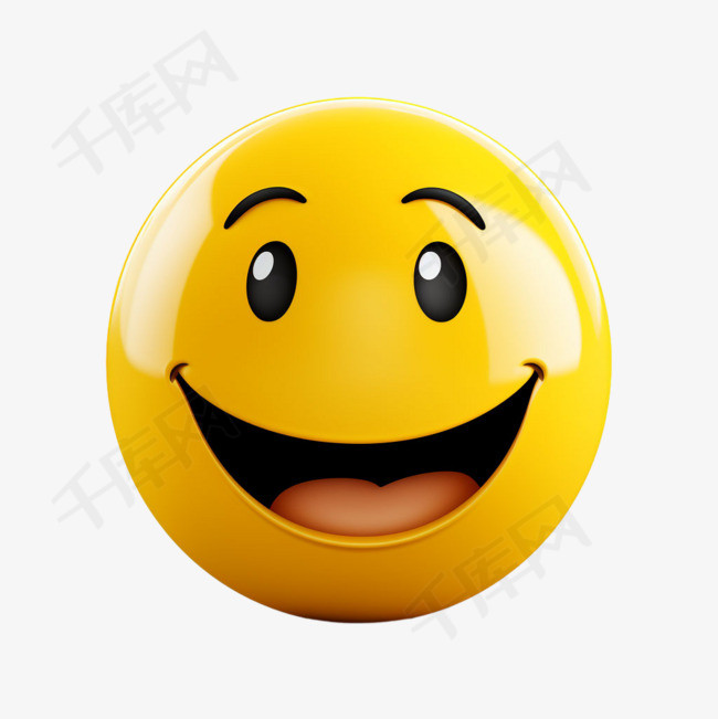 emoji笑脸元素立体免抠图案