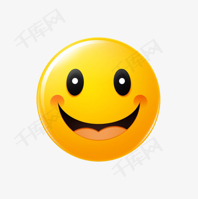 emoji笑脸元素立体免抠图案