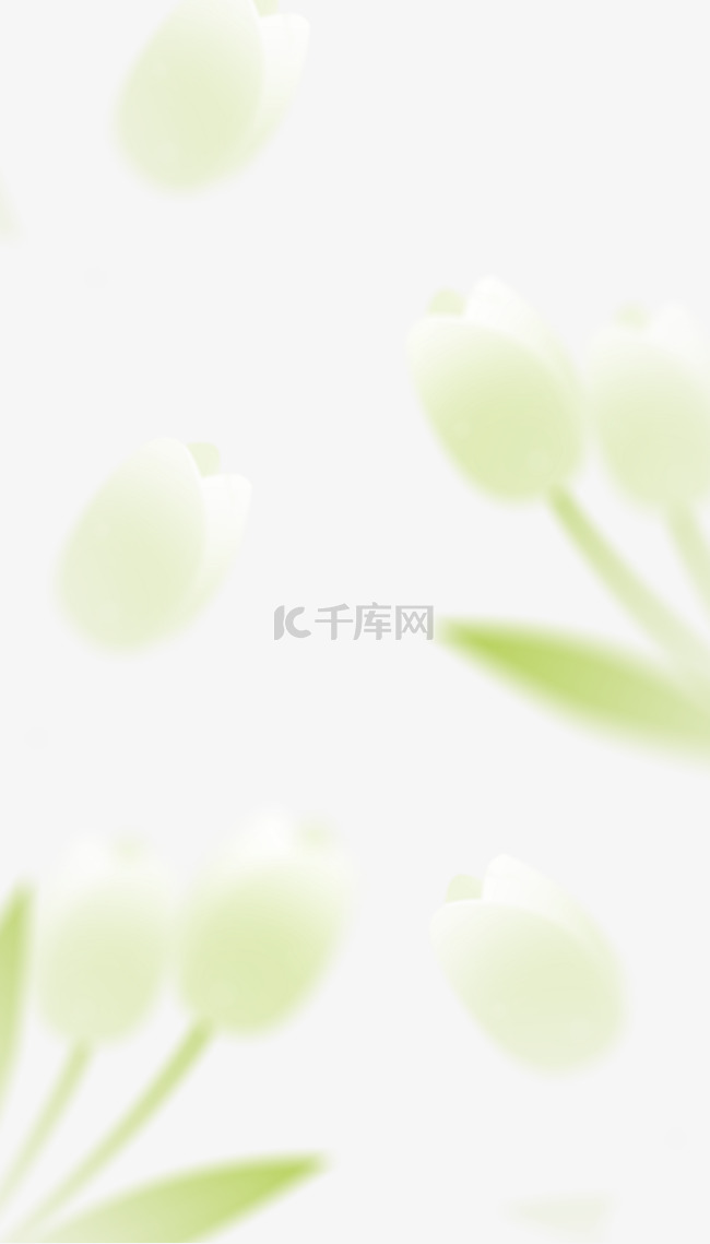春季郁金香底纹免抠图片