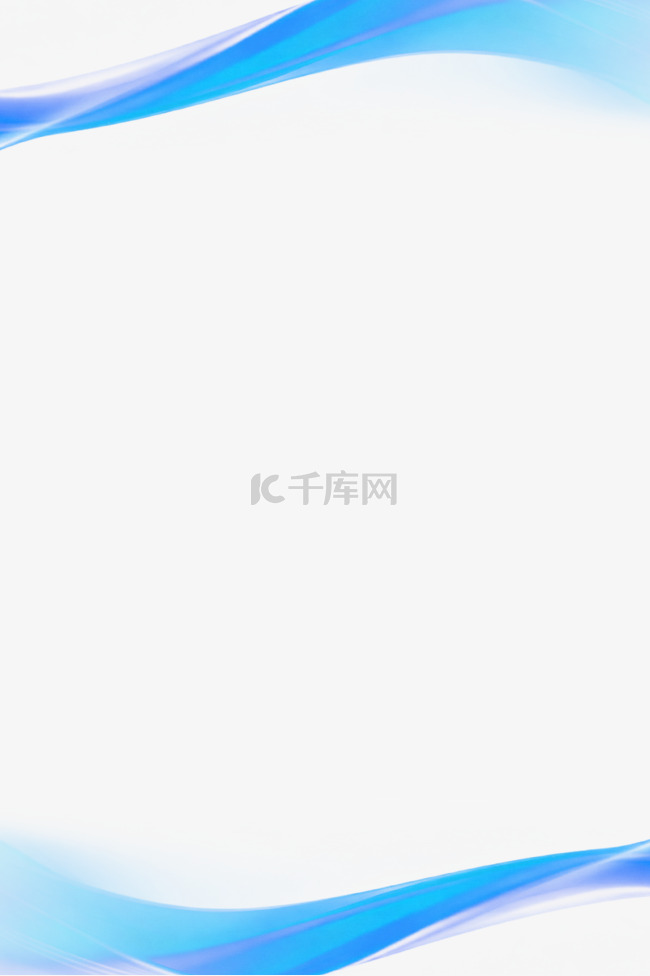 科技光感蓝色边框元素