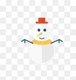 唯美卡通可爱小雪人