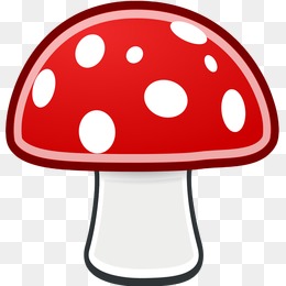 蘑菇 彩色 真菌 可爱 卡通