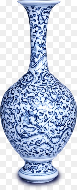 青花瓷板-设计元素_免费PNG图片素材库588k