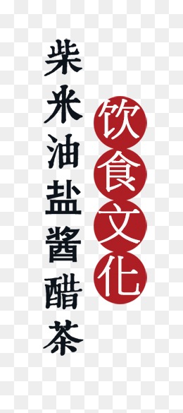 唯美精美中国风饮食文化茶米油盐酱醋茶文字排版