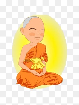 打坐的小和尚