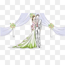 婚纱图片卡通_情侣头像卡通婚纱(3)