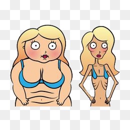 胖瘦_设计元素_胖瘦图片背景素材大全_千库网