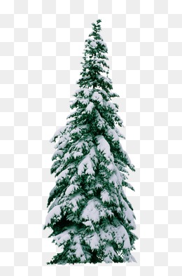 创意冬天手绘卡通雪景大雪
