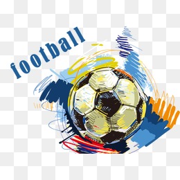 水彩足球图片背景素材免费下载,图片编号3011