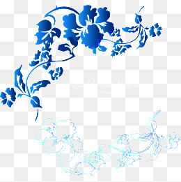 青花瓷板_设计元素_青花瓷板图片背景素材大