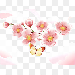 唯美梦幻粉色蝴蝶图片背景素材免费下载,图片