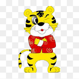 卡通可爱老虎