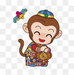 开心的猴子