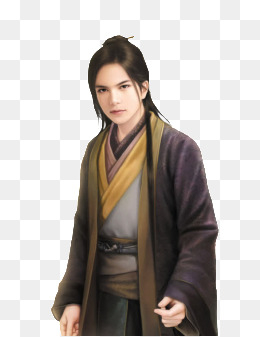 手绘古装男子
