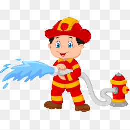 卡通灭火器_设计元素_卡通灭火器图片背景素