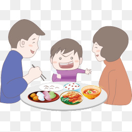 卡通人物爸爸妈妈