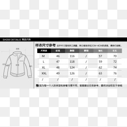 男风衣尺码_男衣服尺码对照表