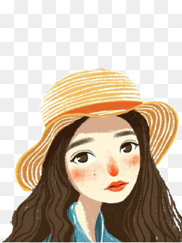 戴帽子的女孩