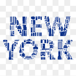 newyork艺术字