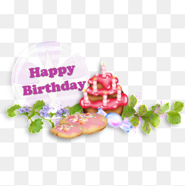 生日快乐素材图片免费下载_高清装饰图案png_千库网