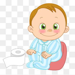 【卡通宝宝蹲马桶素材】免费下载_卡通宝宝蹲