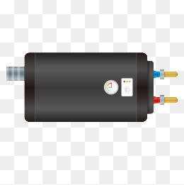 矢量黑色热水器图片背景素材免费下载,图片编