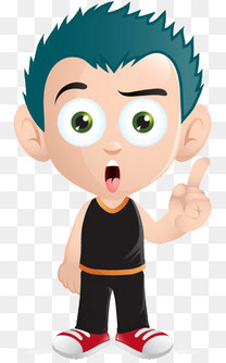 矢量蓝色吃惊蓝色卡通素材图片免费下载_高清