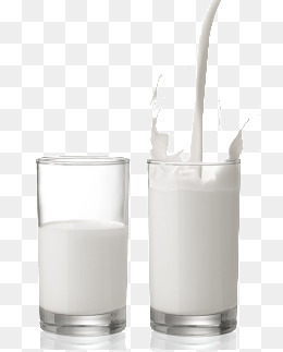 两杯牛奶