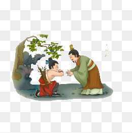 历史成语典故完璧归赵之q版蔺相如素材图片免费下载
