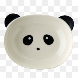 白色卡通盘子