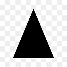 形状三角形等腰black-default-icons
