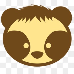 卡通 插画 母婴背景素材 可爱风格 童趣 动物 贴纸 动物园 动物头像